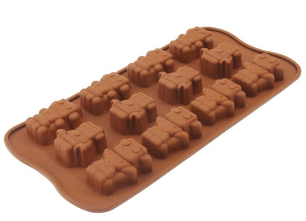 Lovely Robot Shape 12-Grid Ice Cube Tray, 12-Grid