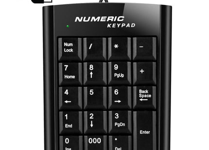 Mini USB Numeric keyboard with 19 keys, USB Numeric keyboard