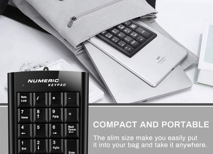 Mini USB Numeric keyboard with 19 keys, USB Numeric keyboard