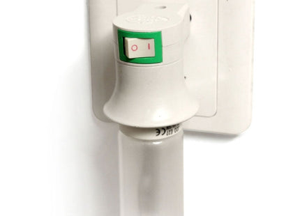 E27 to EU Plug Lamp Bulb Socket with Power Switch