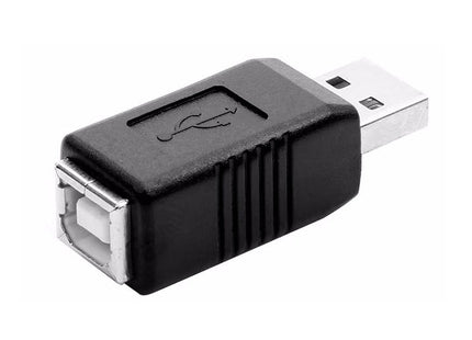 USB 2.0 AM to BF Printer Adapter Converter(Black)