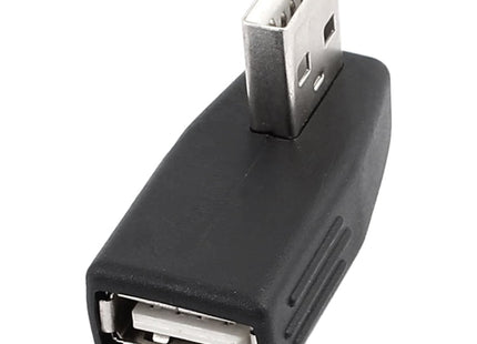 USB 2.0 AM to AF Adapter with 90 Degree Angle, Support OTG Function