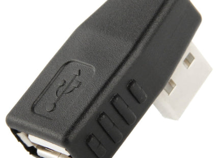 USB 2.0 AM to AF Adapter with 90 Degree Angle, Support OTG Function