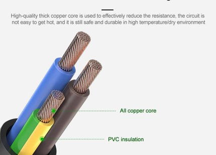EU Power Cord, Cable Length: 1.5m