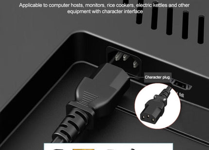 EU Power Cord, Cable Length: 1.5m