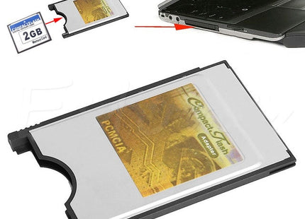 Compact Flash CF to PC Card PCMCIA Adapter Card Reader