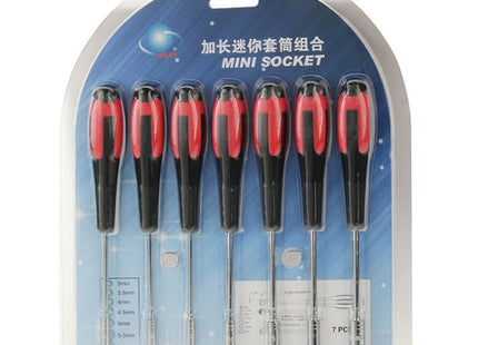 WLXY-2209 7 in 1 Precision Socket Head Screw Driver Tools Kit for Telecommunication Tools, WLXY-2209