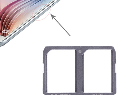 For Galaxy S6 2 SIM Card Tray