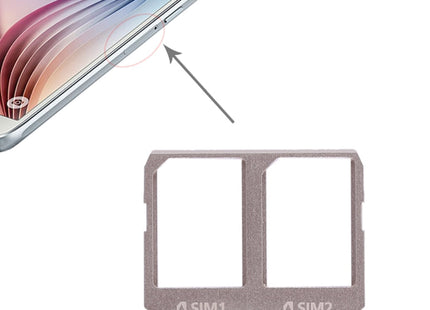 For Galaxy S6 2 SIM Card Tray