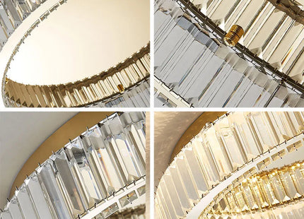 Modern Gold Crystal  Ceiling Chandelier  Led Indoor Lighting Decor