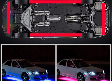Car Charssis Flexible LED Strip Light LED Underbody Remote