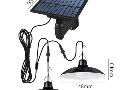 Led Solar Powered Lamp with Remote Control
