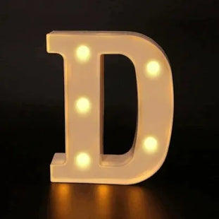 Alphabet LED Night Lights Number Letter Lamp