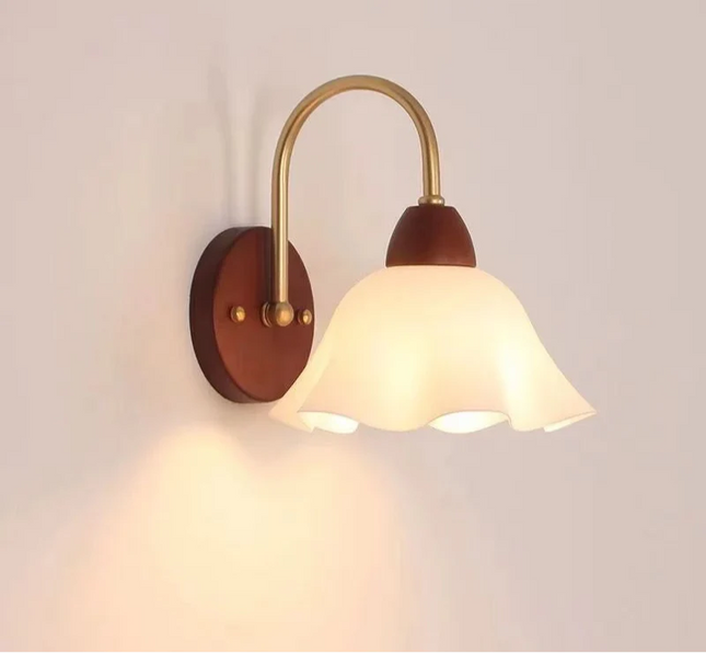 Modern Indoor Wall Light Lamp Suitable Light Fixture Wooden Vintage