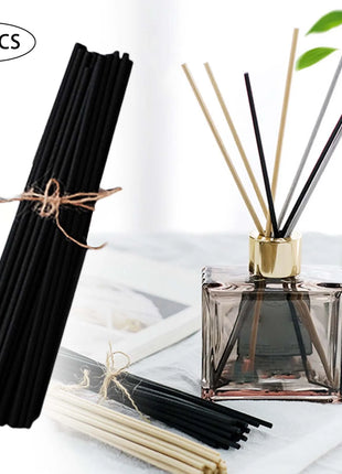 100Pcs Reed Diffuser Sticks Set 3mm 8inch Fiber Reed Diffuser Sticks Fragrance for Bedroom Office Bathroom Home