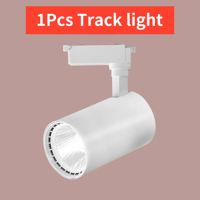 Whole Set 220V Led Track Light Fixture Rail Lighting System