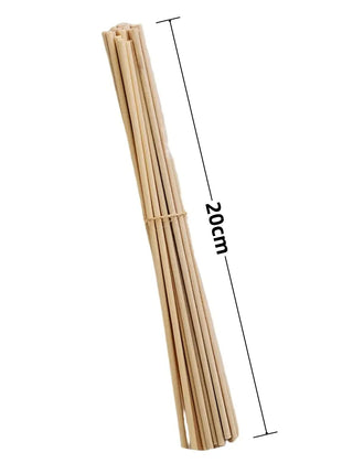 100Pcs Reed Diffuser Sticks Set 3mm 8inch Fiber Reed Diffuser Sticks Fragrance for Bedroom Office Bathroom Home