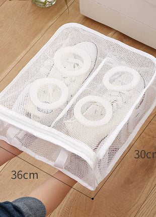 3pcs/set Mesh Laundry bag Washing Machine Shoes Bag Travel Storage bags Portable Anti-deformation Protective Clothes organizer