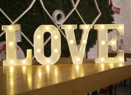 Alphabet LED Night Lights Number Letter Lamp