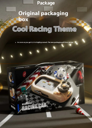 2024 Racing Adventure Children'S Steering Wheel Electric Desktop Game Console Evasion Simulation Driving Toy