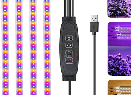 Led Grow Light USB DC5V Timer Phyto Lamp For Plants