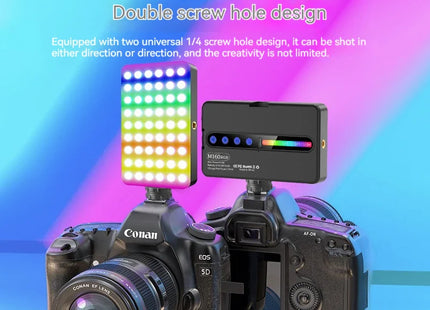 RGB LED Video Light 2700-6500K Handheld Photography Fill Lamp