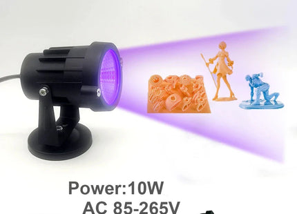 UV LED Lamp with 1.5m Switch Wire Plug for Ultraviolet Light