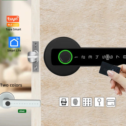 BLE Fingerprint Door Lock Digital Electronic Lock with Password/Key/IC Card/ Smart Life