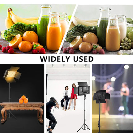 LED Video Light Photo Studio Lamp Bi-Color 2500K-8500k