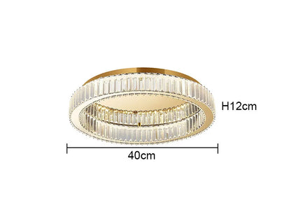 Modern Gold Crystal  Ceiling Chandelier  Led Indoor Lighting Decor