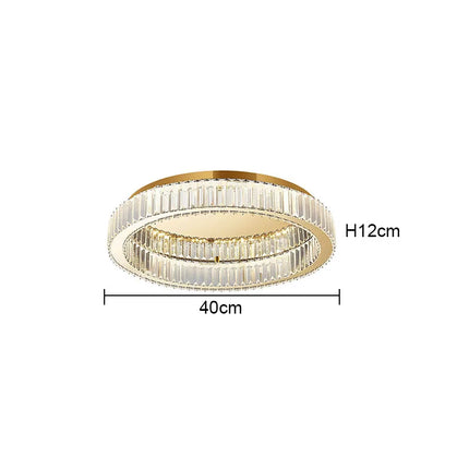 Modern Gold Crystal  Ceiling Chandelier  Led Indoor Lighting Decor