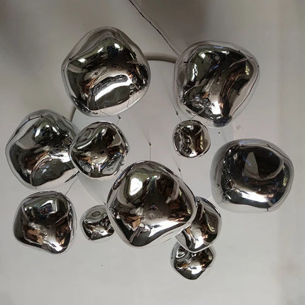 Modern Lava LED Chandeliers PVC Lighting