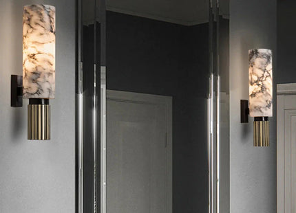 Modern Luxury Natural Marble Wall Lamp
