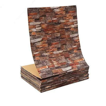 Antique Foam Brick Wallpaper