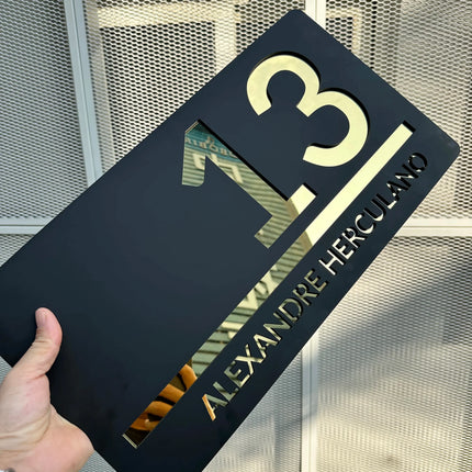 Customized Sign Outdoor House Numbers Plate