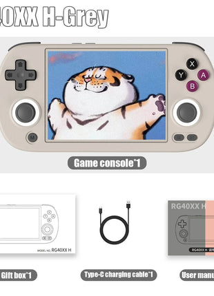 ANBERNIC RG40XX H Handheld Game Console 4.0-in 640*480 IPS Screen 3200mAh 64 Bit System With RGB Light Built in 5K+Games RG40XXH