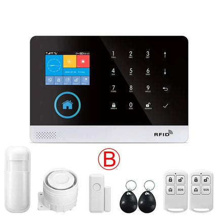 Alarm System for Home Burglar Security 433MHz WiFi GSM Alarm Wireless