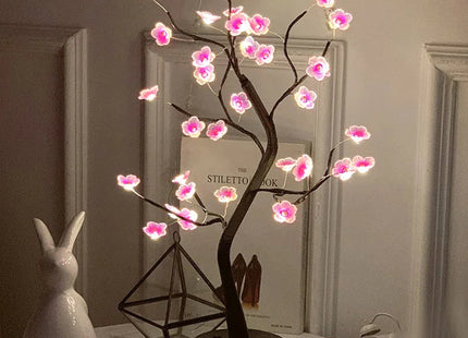 LED Rose Leaf Table Lamp