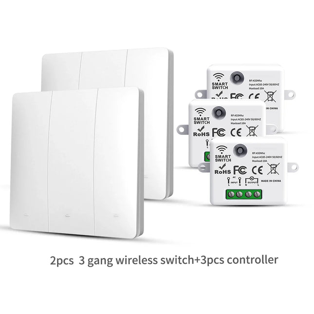 Smart Home Wireless 433mhz Light Switch