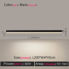 Black  L200cm / Neutral light(4000K)
