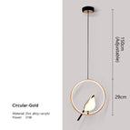 Circular-Gold / Tricolor Light
