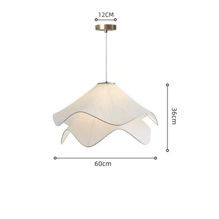 Flowers Cloth Chandelier Home Decoration French Led Pendant Lights