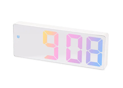 Mirror Digital Alarm Clock Voice Control