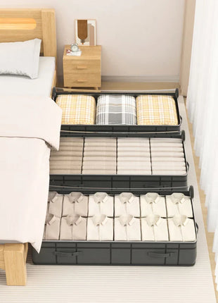 1PC large clothes storage bag under bed Foldable quilt clothes storage bag doggy bag Bedroom dormitory organizer bag