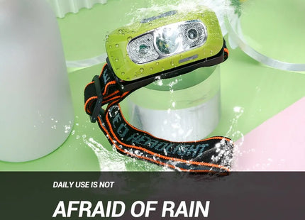 USB Head Flashlight