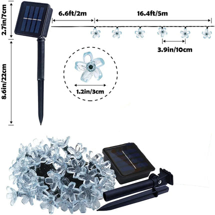 Solar Garden Light Flower Outdoor Solar