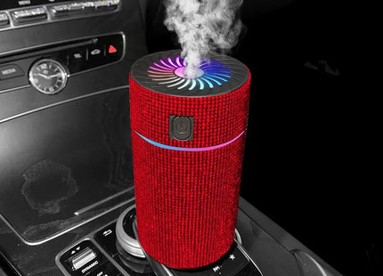 Luxury Diamond Car Diffuser Humidifier with LED Light