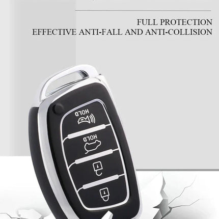 3 4 Button TPU Car Smart Key Case Cover