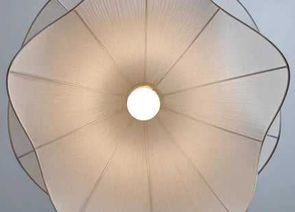 Flowers Cloth Chandelier Home Decoration French Led Pendant Lights