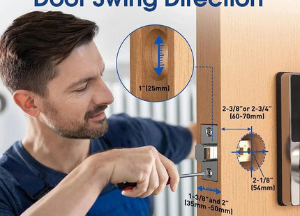 Keyless Entry Door Lock with Touchscreen Keypads